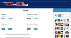 Desktop Screenshot of fromlosttotheriver.com